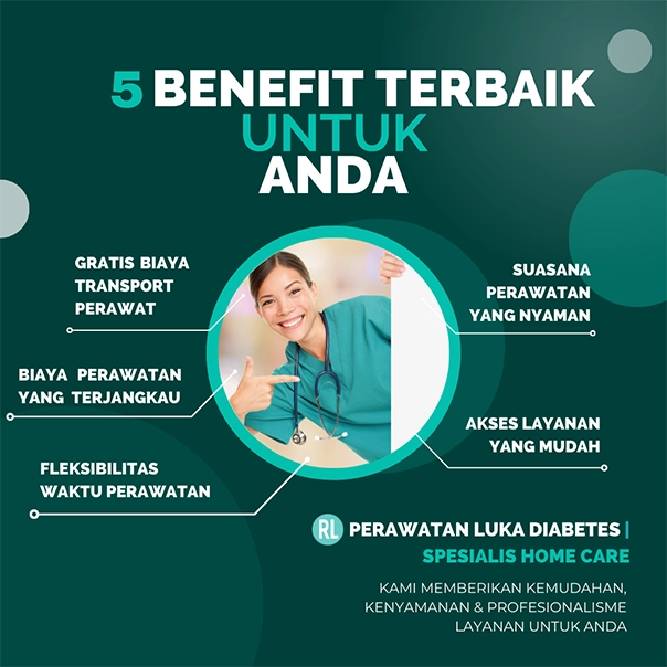 perawatan luka diabetes di bekasi